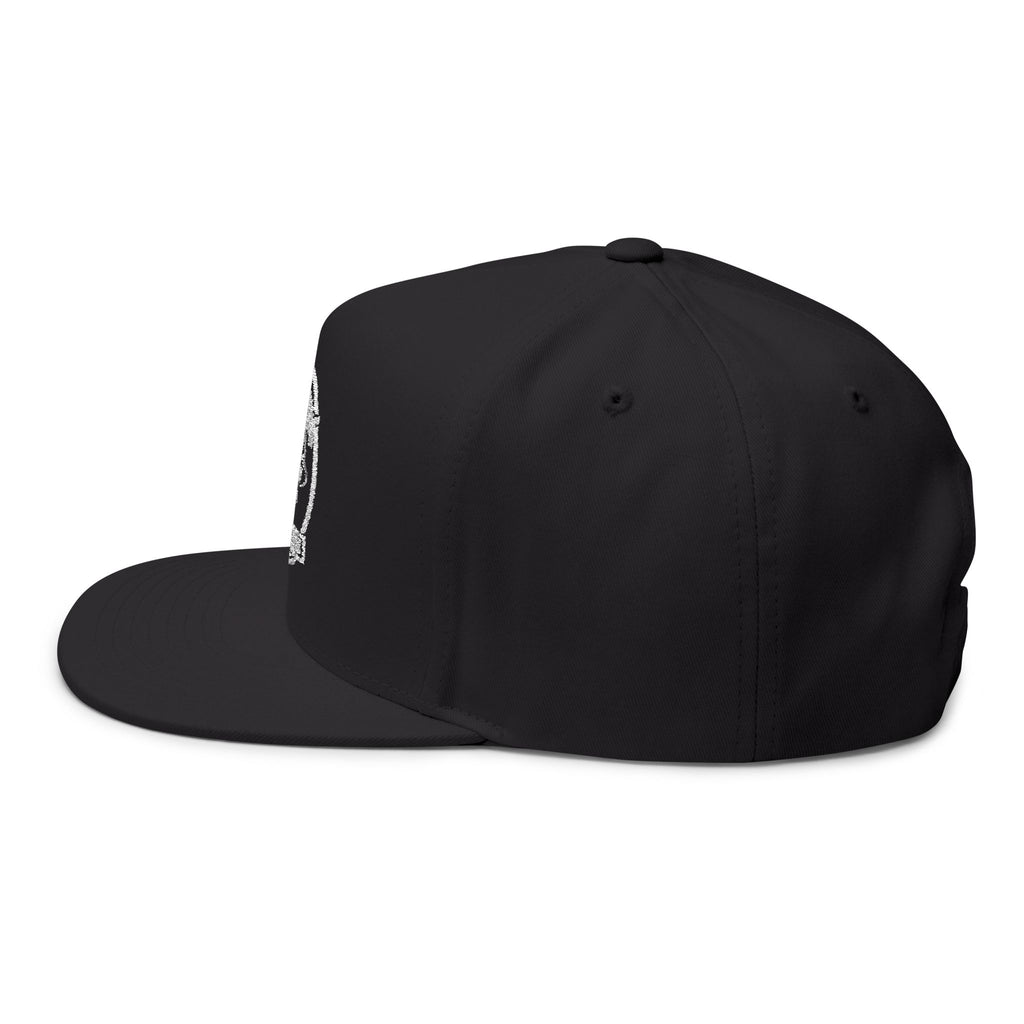 Skull Session Embroidered Flat Bill Hat