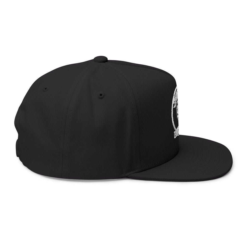Skull Session Embroidered Flat Bill Hat